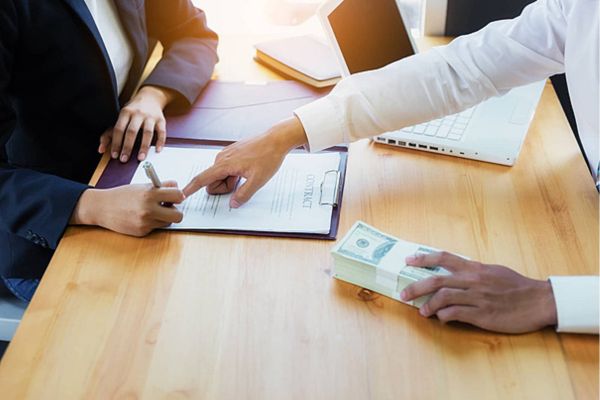 viết giấy vay tiền
