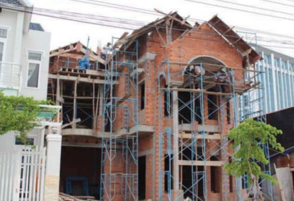 xây nhà làm nứt tường