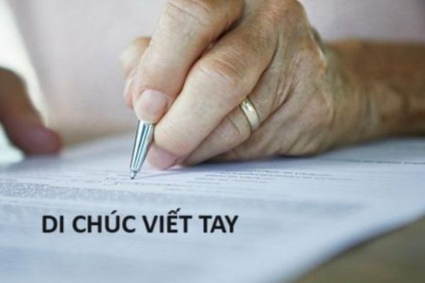Di chúc viết tay