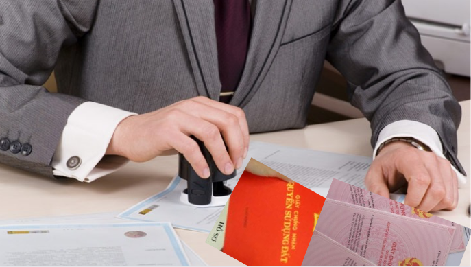 công chứng đất giấy tay