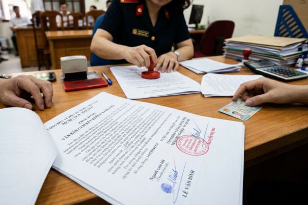 Công chứng văn bản xác nhận nghĩa vụ